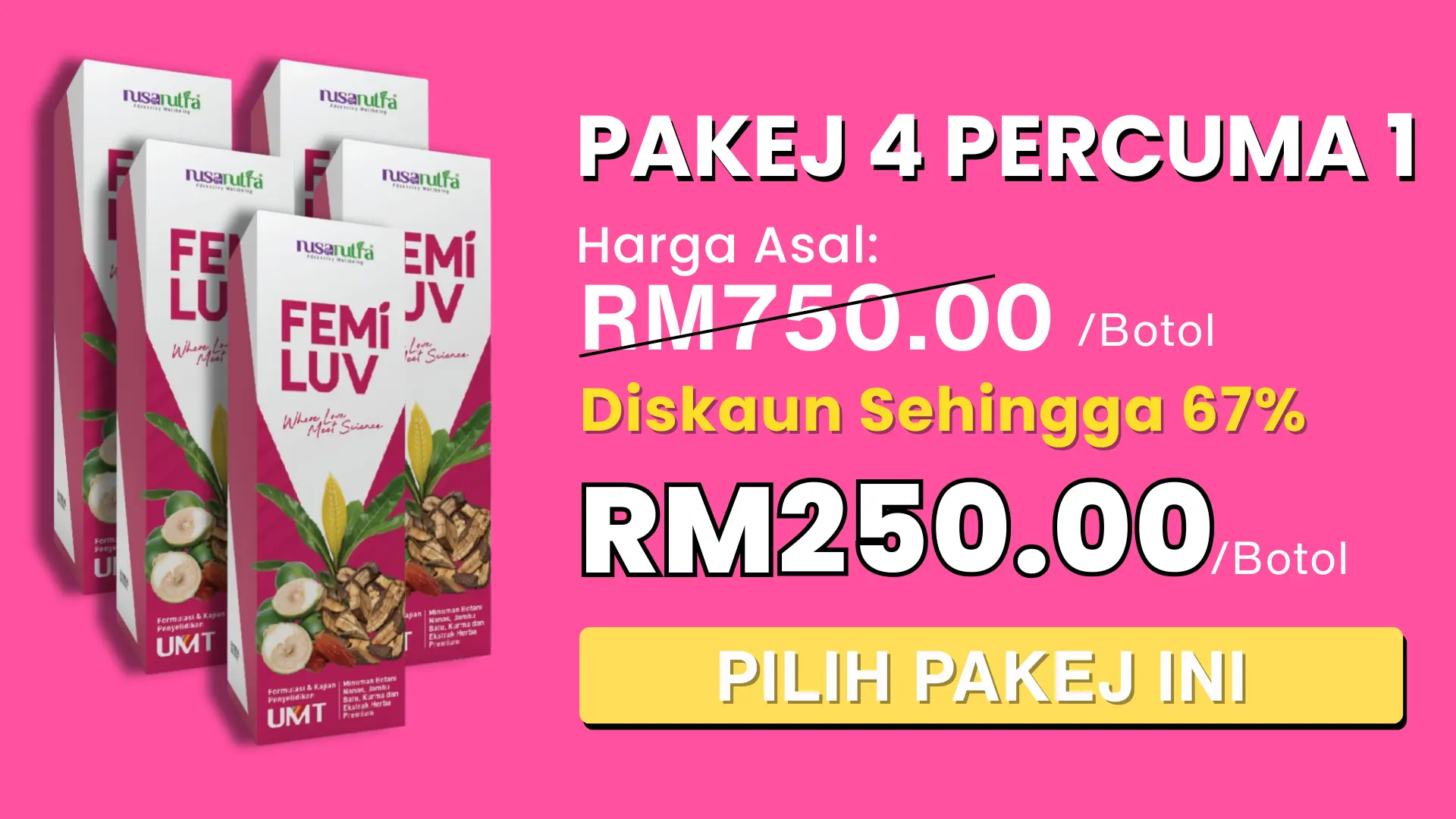 PAKEJ 4 PERCUMA 1 – Femiluv ™